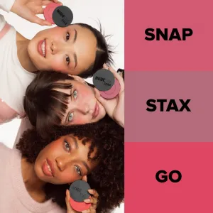 Nudestix Stax Set multifunkčné líčidlo na oči, pery a tvár odtieň Pinkglow 2x2.5 g