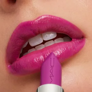 MAC Cosmetics MACximal Sleek Satin Lipstick krémový hydratačný rúž odtieň Violet Vapor 3.5 g