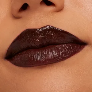 MAC Cosmetics MACximal Sleek Satin Lipstick krémový hydratačný rúž odtieň Film Noir 3.5 g