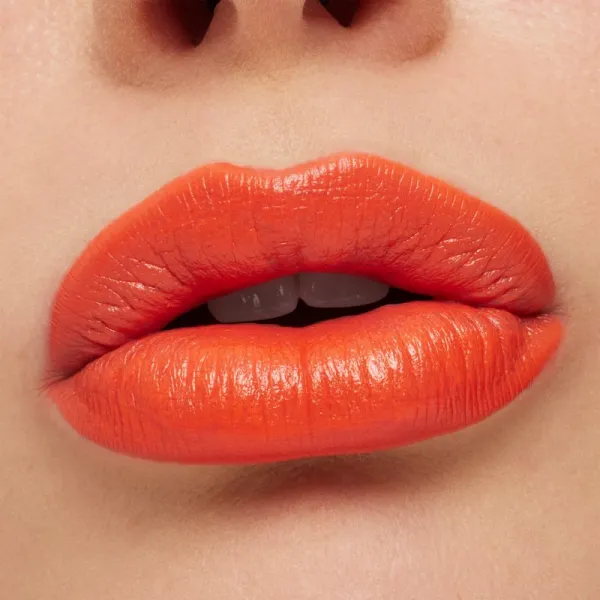 MAC Cosmetics MACximal Sleek Satin Lipstick krémový hydratačný rúž odtieň Morange 3.5 g