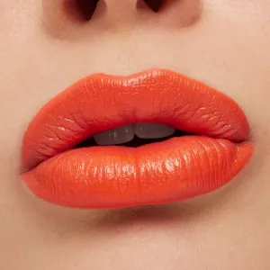 MAC Cosmetics MACximal Sleek Satin Lipstick krémový hydratačný rúž odtieň Morange 3.5 g