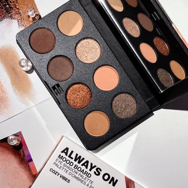 Smashbox Always On Mood Board Eye Shadow Palette paletka očných tieňov odtieň Cozy Vibes 6.8 g