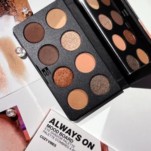 Smashbox Always On Mood Board Eye Shadow Palette paletka očných tieňov odtieň Cozy Vibes 6.8 g
