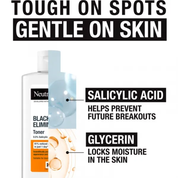 Neutrogena Blackhead Eliminating čistiace tonikum proti čiernym bodkám 200 ml