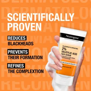 Neutrogena Blackhead Eliminating peeling proti čiernym bodkám 150 ml