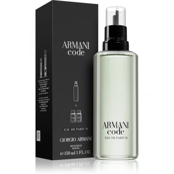 Armani Code parfumovaná voda náhradná náplň pre mužov Refill 150 ml