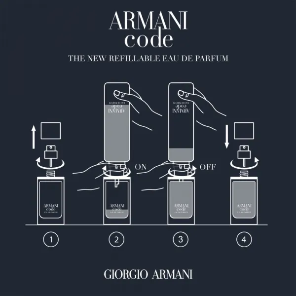 Armani Code parfumovaná voda náhradná náplň pre mužov Refill 150 ml