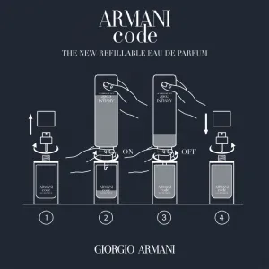 Armani Code parfumovaná voda náhradná náplň pre mužov Refill 150 ml