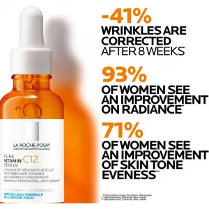 La Roche-Posay Pure Vitamin C12 rozjasňujúce sérum s vitamínom C proti vráskam 30 ml