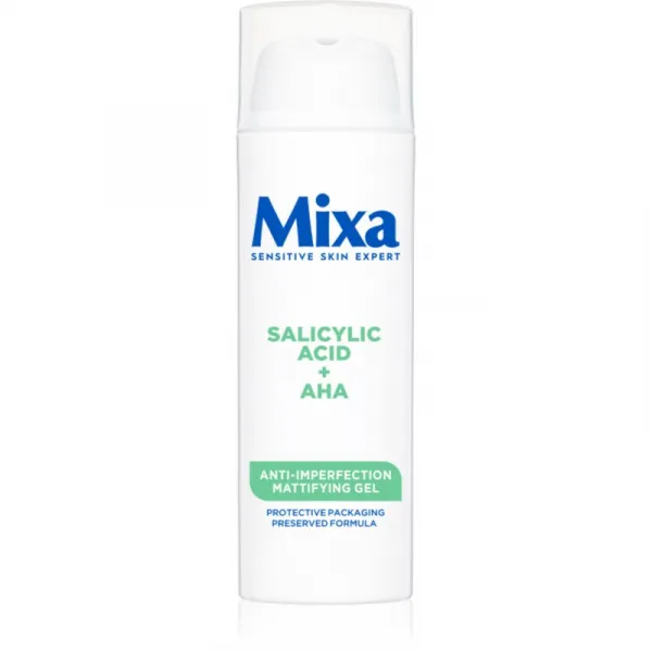 MIXA Anti-Imperfection Mattifying Gel zmatňujúci gélový krém proti nedokonalostiam pleti 50 ml