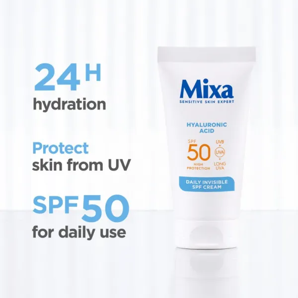 Mixa Anti-Dryness hydratačný denný krém SPF 50 50 ml