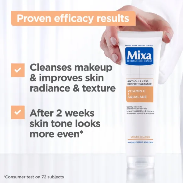 Mixa Anti-Dark Spot čistiaci pleťový gél s vitamínom C 150 ml
