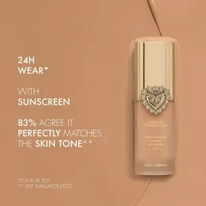 Dolce&Gabbana Flawless Everlast Foundation intenzívny krycí make-up s dlhotrvajúcim efektom SPF 20 odtieň 32W MEDIUM DEEP 27 ml