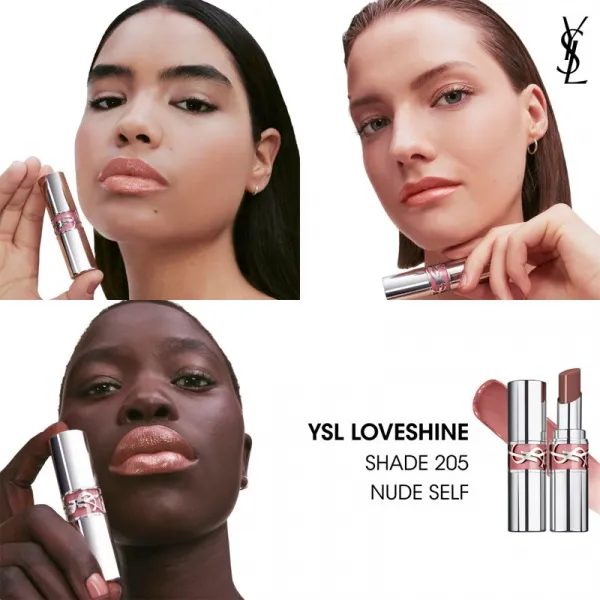 Yves Saint Laurent Loveshine Lipstick hydratačný lesklý rúž pre ženy 205 Nude Self 3.2 g