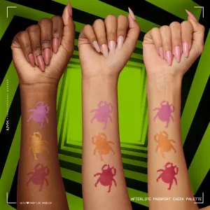 NYX Professional Makeup Beetlejuice Afterlife paleta líceniek 3x1,6 g