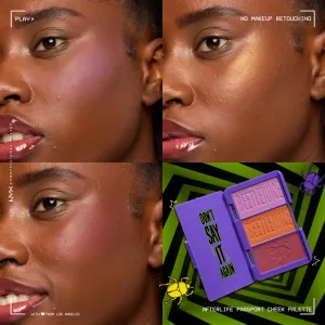 NYX Professional Makeup Beetlejuice Afterlife paleta líceniek 3x1,6 g