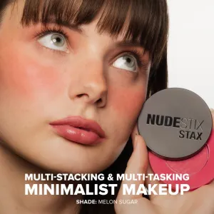 Nudestix Stax All Over Color Blush Balm multifunkčné líčidlo na oči, pery a tvár odtieň Melon Sugar 2.5 g