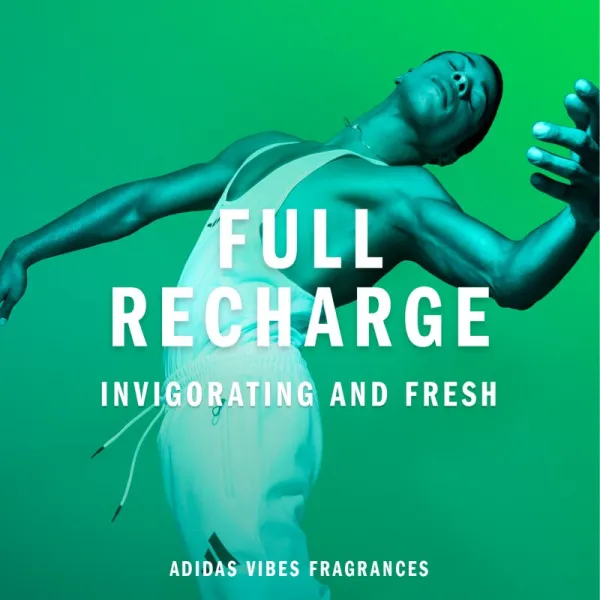 Adidas Vibes Full Recharge parfumovaná voda unisex 30 ml
