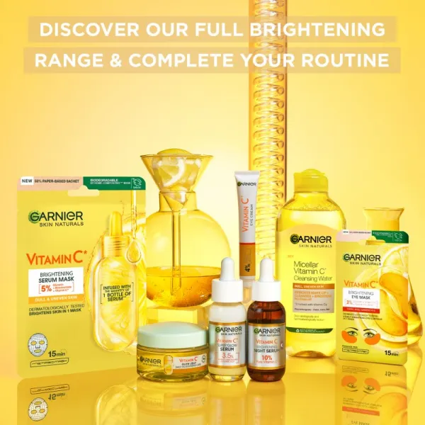 Garnier Skin Naturals Vitamin C hydratačná a rozjasňujúca maska na očné okolie s vitamínom C 5 g