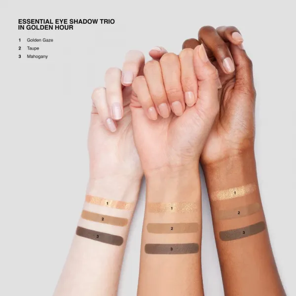 Bobbi Brown Essential Eye Shadow Trios paletka očných tieňov pre dokonalý vzhľad odtieň Golden Hour 4,4 g