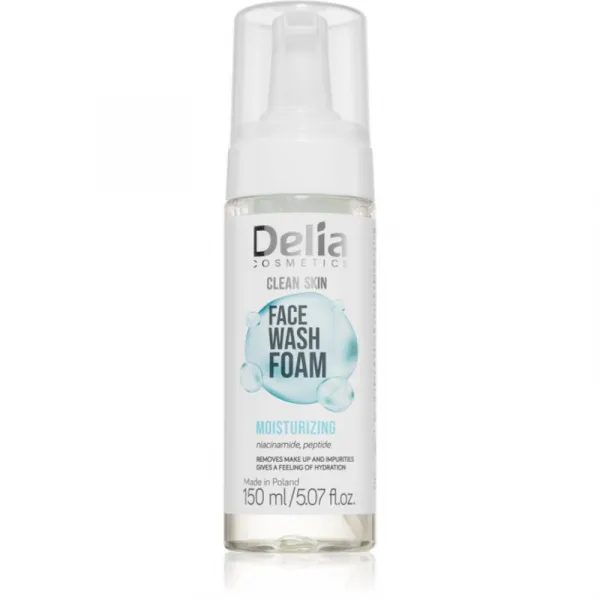 Delia Cosmetics Clean Skin čistiaca pleťová pena s hydratačným účinkom 150 ml