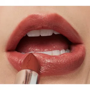 MAC Cosmetics MACximal Sleek Satin Lipstick Mini saténový rúž pre dokonalý vzhľad odtieň CREME IN YOUR COFFEE 1.5 g