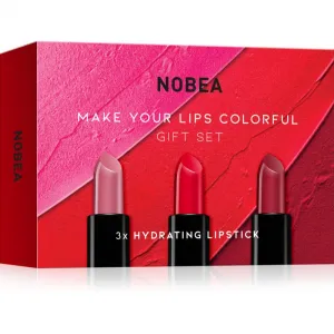 NOBEA Beauty Pleasure NOBEA Make Your Lips Colorful Gift Set sada rúžov darčeková edícia