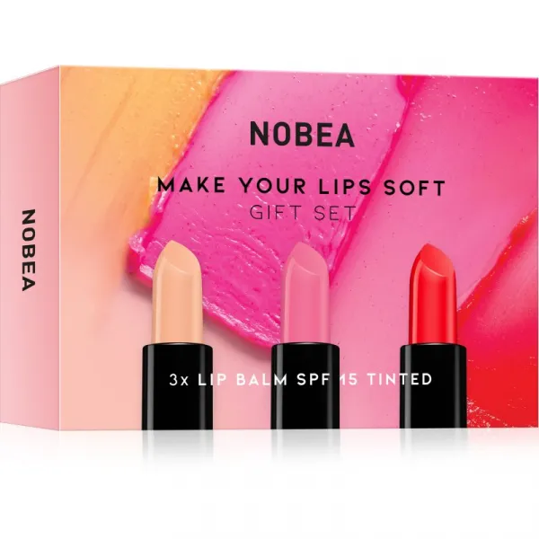 NOBEA Beauty Pleasure NOBEA Make Your Lips Soft Gift Set sada na pery darčeková edícia