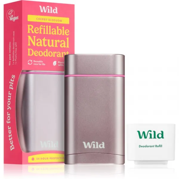 Wild Cherry Blossom Pink Case tuhý dezodorant s puzdrom 40 g