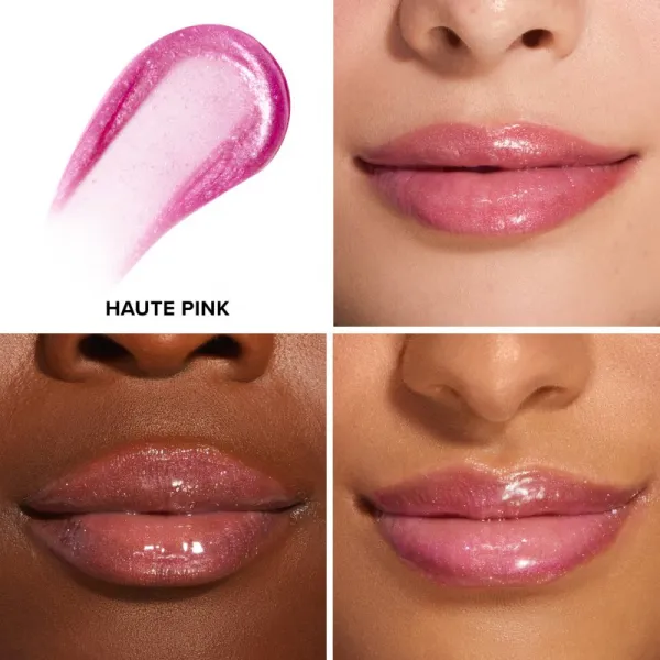 Too Faced Charmed Life Lip Gloss & Key Chain dlhotrvajúci lesk na pery pre extra objem odtieň Haute Pink 4 g