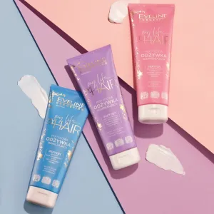 Eveline Cosmetics My Life My Hair hĺbkovo regeneračný kondicionér s peptidmi 250 ml
