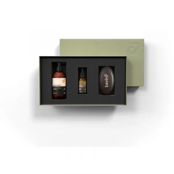 Beviro Cinnamon Season Beard Care Kit darčeková sada na bradu