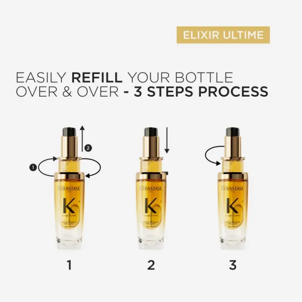 Kérastase Elixir Ultime L'huile Originale výhodné balenie na lesk a hebkosť vlasov 2x75 ml