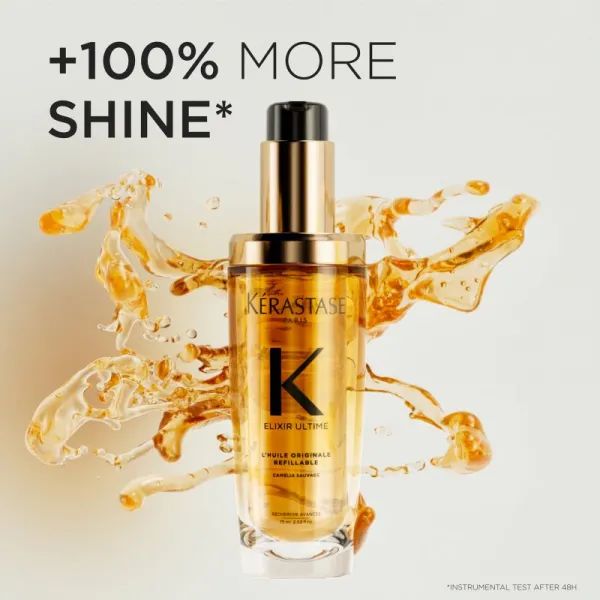 Kérastase Elixir Ultime L'huile Originale výhodné balenie na lesk a hebkosť vlasov 2x75 ml