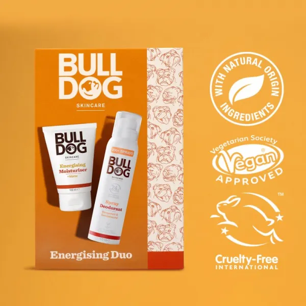 Bulldog Energising Duo darčeková sada na telo a tvár
