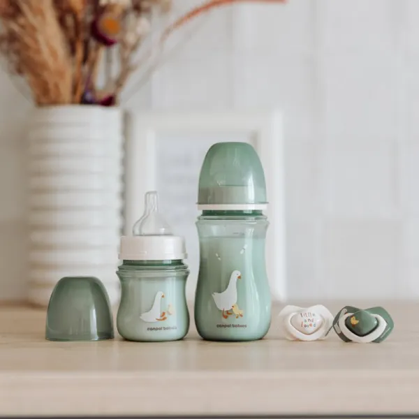 Canpol babies Antikoliková fľaša EasyStart Goose 120 ml