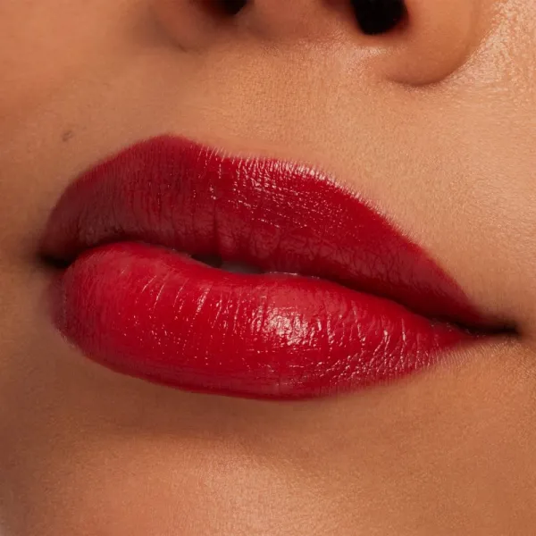 MAC Cosmetics MACximal Sleek Satin Lipstick krémový hydratačný rúž odtieň Left on Red 3.5 g
