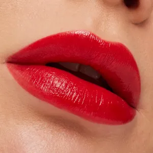 MAC Cosmetics MACximal Sleek Satin Lipstick krémový hydratačný rúž odtieň Left on Red 3.5 g