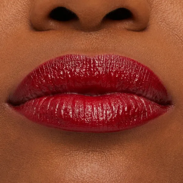 MAC Cosmetics MACximal Sleek Satin Lipstick krémový hydratačný rúž odtieň Left on Red 3.5 g