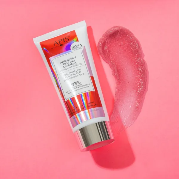 Apis Natural Cosmetics Watermelon Refreshment telový peeling with volcanic lava 200 ml
