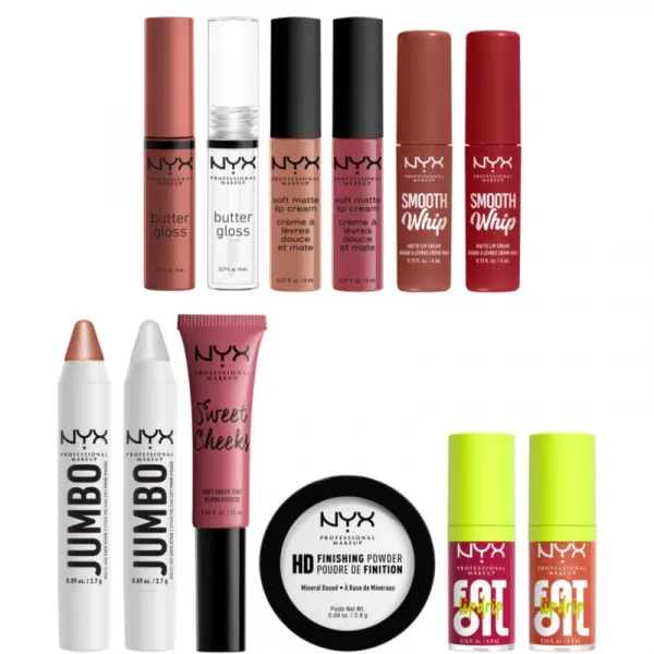 NYX Professional Makeup Home Alone 12 Day darčeková sada pre dokonalý vzhľad
