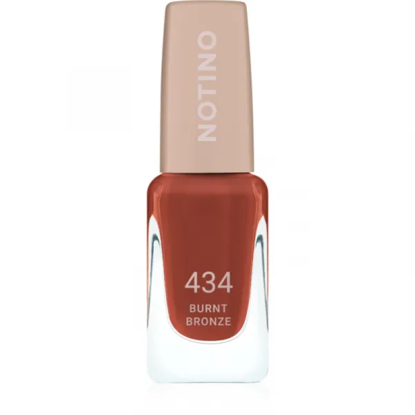 Notino Gel Effect Nail Polish lak na nechty s gélovým efektom 434 Burnt Bronze 10 ml