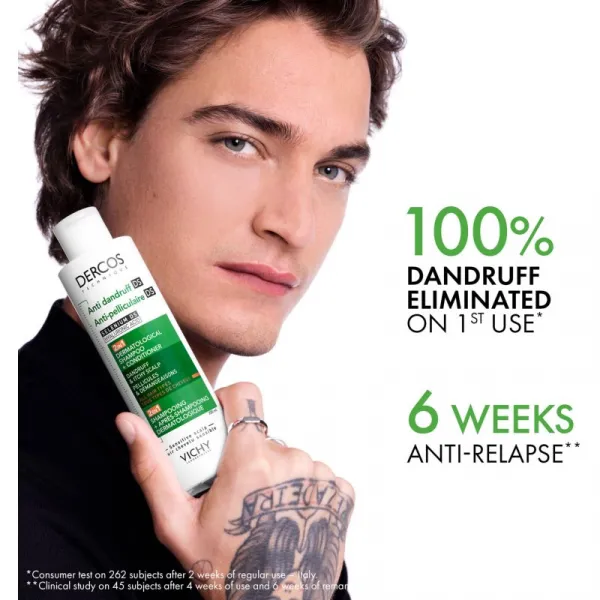 Vichy Dercos Anti-Dandruff šampón a kondicionér 2 v1 proti lupinám 200 ml