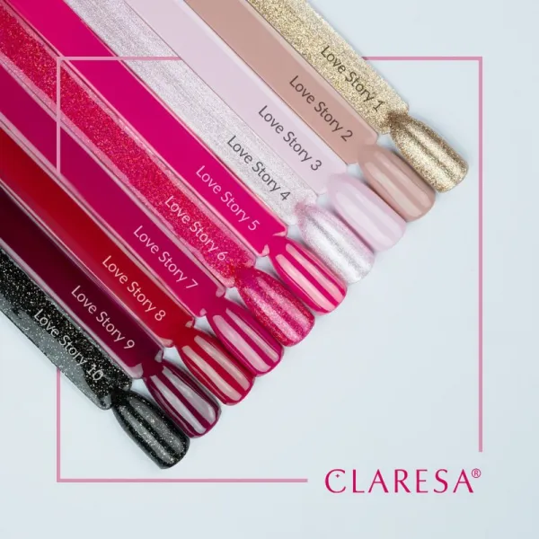 Claresa SoakOff UV/LED Color Love Story gélový lak na nechty odtieň 9 5 g