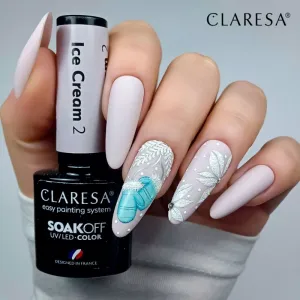 Claresa SoakOff UV/LED Color Ice Cream gélový lak na nechty odtieň 2 5 g