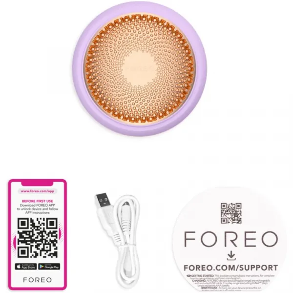 FOREO LUNA™4 Hair LED Scalp Massager masážny prístroj pre pokožku hlavy Lavender 1 ks