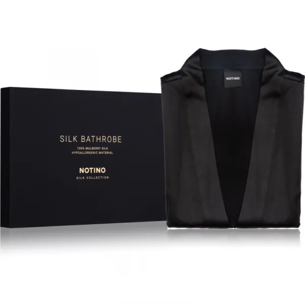 Notino Silk Collection Silk Bathrobe hodvábny župan