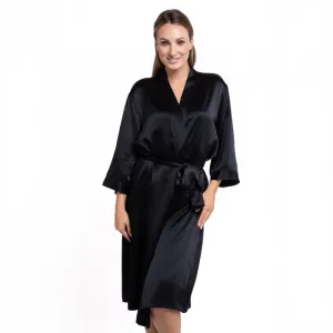 Notino Silk Collection Silk Bathrobe hodvábny župan
