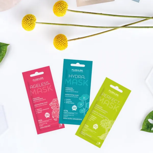 FlosLek Laboratorium Hello beauty! Set darčeková sada na aplikáciu pleťovej masky