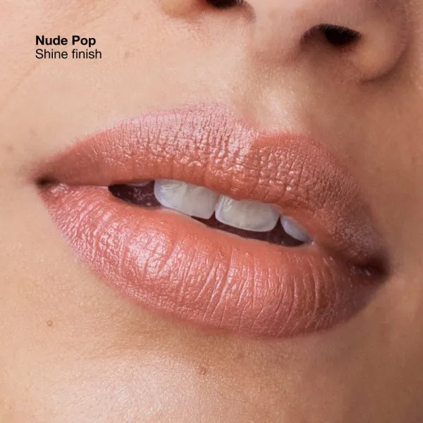 Clinique Pop™ Longwear Lipstick Shine lesklý rúž odtieň 01 Nude Pop 3.9 g
